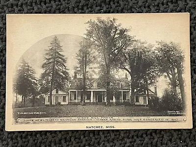 WINDY HILL MANOR NATCHEZ MISSISSIPPI MS Vintage Postcard ADAMS COUNTY • $9.99