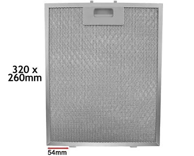 2 X Rangemaster Flavel Cooker Hood Metal Mesh Filter Vent Filters 320 X 260 Mm  • £16.40