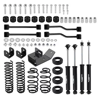 3.25   Suspension Lift Kit W/ Shock Absorber For Jeep Wrangler TJ 97-02 4-CYL • $289.95