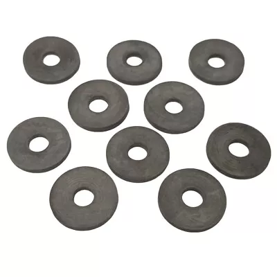 Rubber Washers Black Neoprene  M6 6mm Hole 20mm Wide 2mm Thick. Pack Of 10 • £3.69