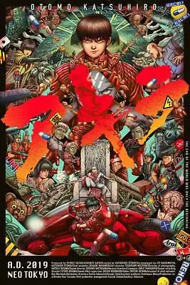 Mondo Artist Ise Ananphada  Akira  Regular Poster Print Otomo Anime Toho • $1000