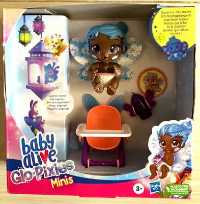 Baby Alive GloPixies Minis Doll Sky Breeze Glow-In-The-Dark Pixie Surprise  3+ • $11.97