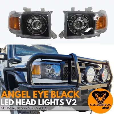 Angel Eye LED DRL V2 Head Lights Lamp Landcruiser VDJ79 70/76/78/79 2007+ Series • $649