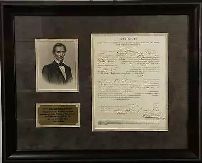 $895 • Buy Civil War Solider Discharge Certificate For Battle Wounds
