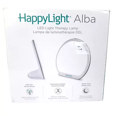 Verilux Happy Light Alba LED Therapy Lamp W/ Brightness Timer & Color Settings • $39.99