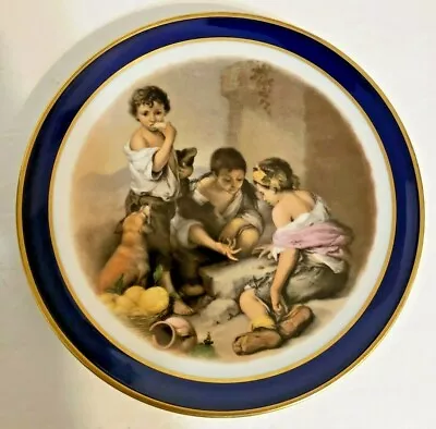 Echt Cobalt Inglasur Golden Crown Schumann Germany Plate • $17.67