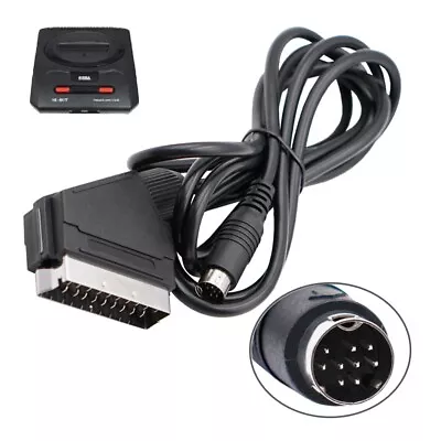 Video Cable SEGA MEGA DRIVE 2 Audio Lead Scart RGB Console Av TV Cord • £12.98