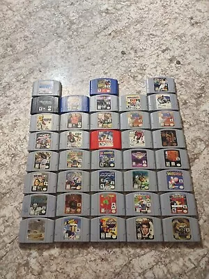 Nintendo 64 Game Lot • $450