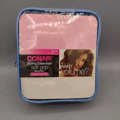 Conair Styling Essentials 31pc Self Grip Rollers Style Volume Mult Sizes 60110W • $12.50