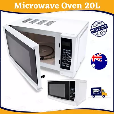 Microwave Oven 20L Electric 10 Power Levels 6 Auto Cooking Menu 1200w • $57.75