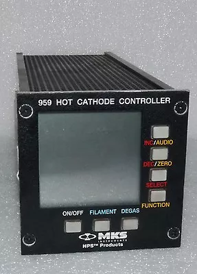 Mks Instruments 959 Hot Cathode Controller 109590016 100-240vac 50/60hz • $64.99