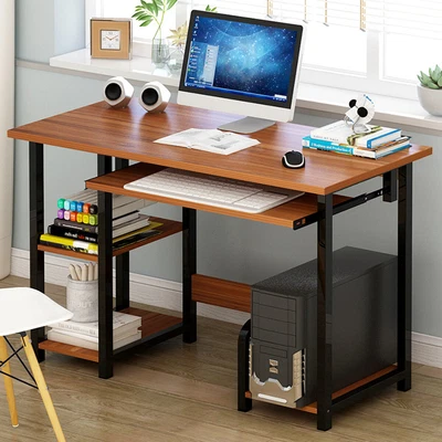 $75.98 • Buy 100CM Computer Desk Study Office Storage Maple PC Laptop Table Student 