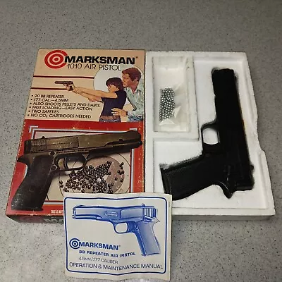 Vintage Marksman 1010 Air Pistol W/ Box And Manual • $24