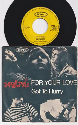 YARDBIRDS * For Your Love * 1965 GERMANY 45 * BEAT FREAKBEAT * Listen! • £29.99