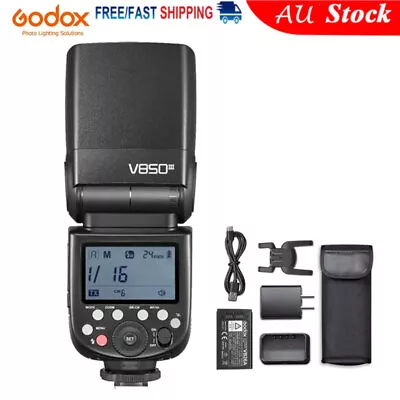 Godox V850III 76W 2.4G Li-ion Battery Flash Speedlite For Canon Nikon Sony • $171