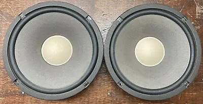 Fisher SC80662 JVC Japan 10” Speaker Woofers 8 Ohm PAIR - Tested - Good Working • $59