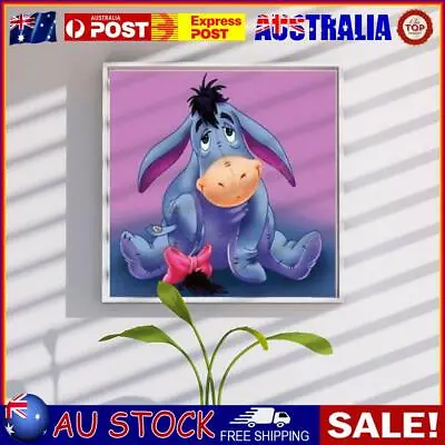 Eeyore DIY Diamond Painting Kits Full Round Drill Home Wall Decor Art Craft • £7.93