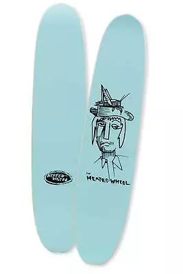 The Heated Wheel Grasshopper Guy Sky Blue Neil Blender Polarizer Skateboard Deck • $50