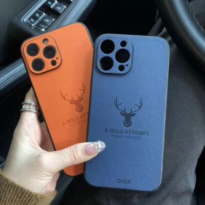 $11.51 • Buy For IPhone 13 14 Pro Max 12 11 X XS XR 8 7 Plus Case Leather Silicone Back Cover