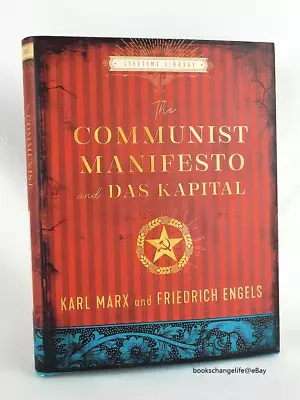 THE COMMUNIST MANIFESTO AND DAS KAPITAL Karl Marx Friedrich Engels Hardcover NEW • $22.48