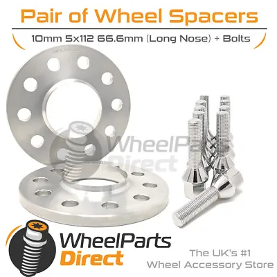 Spacers & Bolts 10mm For Merc E-Class E55 AMG W210 98-02 On Aftermarket Wheels • $73.98