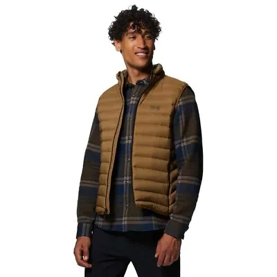 Mountain Hardwear Men's Deloro Down Vest Size XL. 100% Genuine 650 Fill Down • $124.99