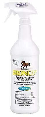 $16.40 • Buy Equine Fly Spray Plus Citronella Scent Repellent Dogs And Horses 32oz
