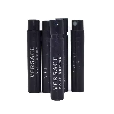 Versace Pour Homme Eau De Toilette Spray Set Of 5 Vials -0.03 Fl.oz Each  • $16.99