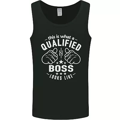 This Is What A Qualified Boss Looks Like Mens Vest Tank Top • £10.49