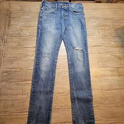 True Religion Men's Rocco  No Flap Relaxed Skinny Jeans Sz 30x34 Distressed • $64.95