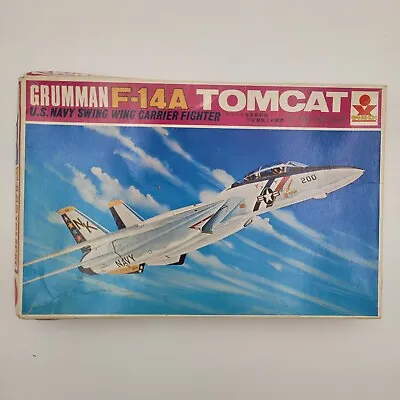 Sanshoh 1/100 Grumman F-14A Tomcat S01-300 Vintage Model Airplane Started • $15.88