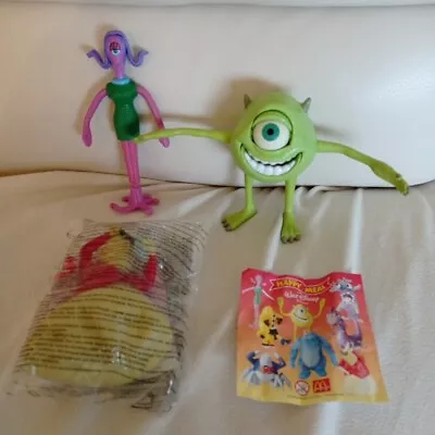 McDonalds Happy Meal Toys 2002 Monsters Inc Mike Wazowski Roz And Celia • £14.99