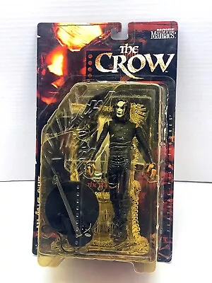 7  THE CROW Figure MOVIE MANIACS Eric Draven BRANDON LEE Series 2 McFARLANE 1999 • $19.80