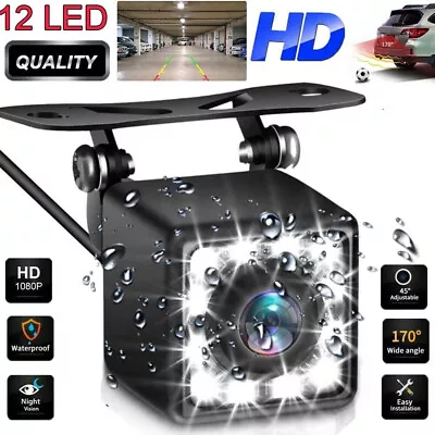 Car Front Side Rear View Reverse Backup Parking Camera Night Vision Waterproof • $16.79