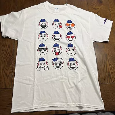 Brand New NWOT NY New York Mets Mr. Met Emoji Baseball T-Shirt Size Large L SGA • $22.99