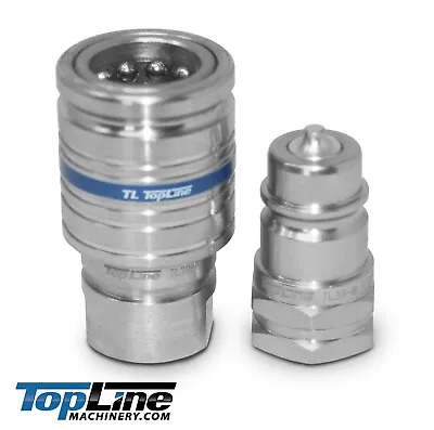 TL39 1/2  NPT Thread 1/2  Ag Push/Pull Hydraulic Quick Connect Coupler Poppet • $19.99