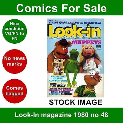 Look-In Magazine 1980 No 48 VG/FN Clean - 22 November 1980 - Muppets • $12.42