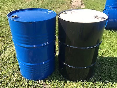 Sealed Steel Metal 55 Gallon Food Grade Barrels Barrel Drum Drums PICK UP ONLY!! • $20