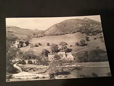 Old Staffordshire Picture Postcard  View Wetton  Mill Manifold Valley . • £6.75