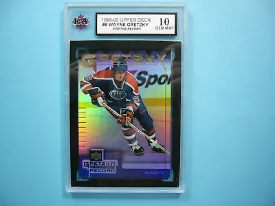 1999/00 Upper Deck Mcdonald's Hockey Card #9 Wayne Gretzky Ksa 10 Gem Mint Ud • $3.99