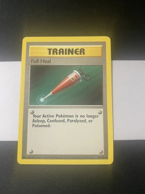 $1.25 • Buy Full Heal Trainer Pokemon Card Base Set Vintage WOTC TCG 82/102