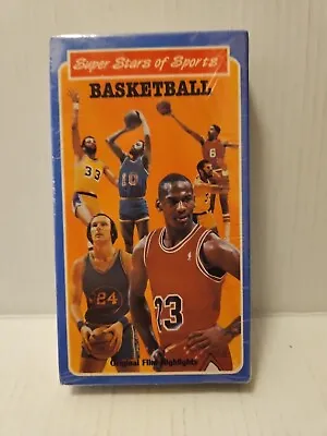 Superstars Of Sports: Basketball (VHS 1992)- Michael Jordan- Brand New Sealed  • $7