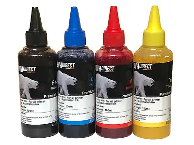 £17.95 • Buy 400ml Dye SUBLIMATION Ink Fits Epson 4 Colour Printers High Quality Guaranteed 