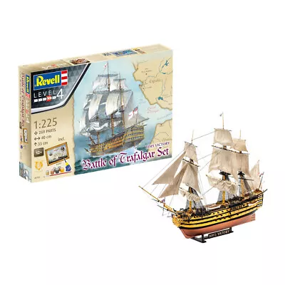£34.09 • Buy Revell 05767 HMS Victory Flagship Battle Of Trafalgar Model Kit GIft Set 1:225 