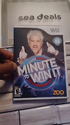 Minute To Win It (Nintendo Wii 2010) Video Game • $8.05