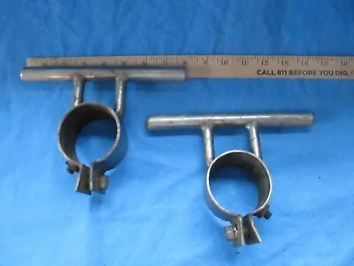 Pair Vintage Dock Post Cleats Clamp On Bolt Boat Rope       C45 • $48