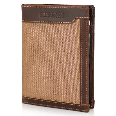 Polare Luxury RFID Blocking Leather Passport Holder Travel Wallet For Men And... • $39.69