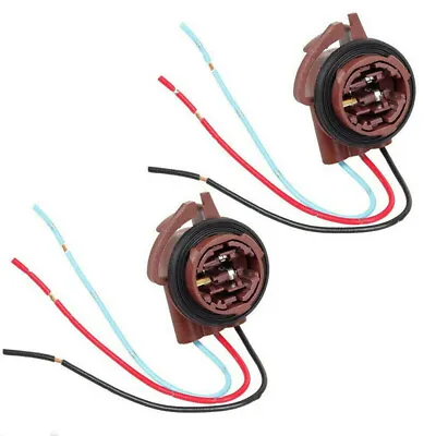 2x 3157 4157 Bulb Socket Pig Tail Harness Wire Plug For Turn Signal Brake Light • $6.64