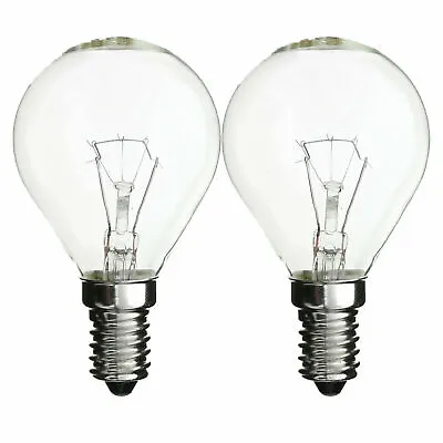 2 X 40w Oven Bulb / Cooker Light Bulbs 240v SES E14 300 Degree 220 - 240v • £6.05