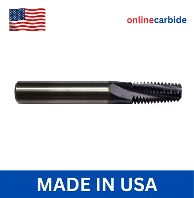 1/4 -18NPT CARBIDE THREAD MILL - TiALN COATED • $83.95